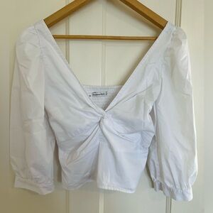 Abercrombie & Fitch Twist Front Top Size Medium
